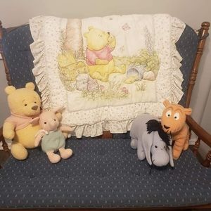 Winnie the Pooh Tigger Piglet Eeyore Vintage Plush